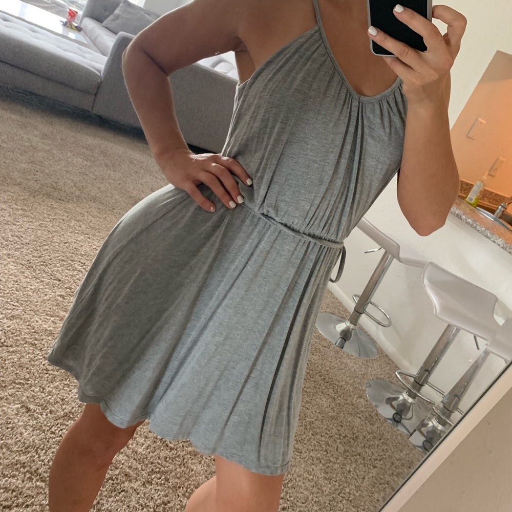 ‼️SOLD‼️Double layer grey dress